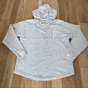 Victoria’s Secret Pink Pullover Hoodie Gray S